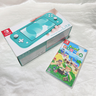 ニンテンドースイッチライト ターコイズ あつ森ソフト付き