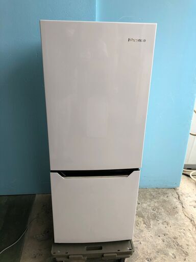 Hisence ノンフロン冷凍冷蔵庫 HR-D15CB 150L 2019年製 2ドア 強化ガラス棚 ハイセンス 冷蔵庫