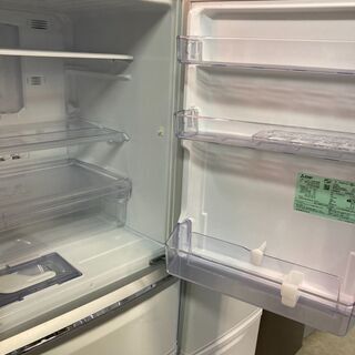☆中古 激安！！￥36,800！！MITSUBISHI　ミツビシ　355㍑3ドア冷蔵庫　製氷機付き　幅60cmｘ奥行66cmｘ高さ168cm　【BBI099】 ☆中古 激安！！￥36,800！！MITSUBISHI ミツビシ 355㍑3ドア冷蔵庫