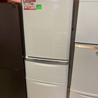 ☆中古 激安！！￥36,800！！MITSUBISHI　ミツビシ　355㍑3ドア冷蔵庫　製氷機付き　幅60cmｘ奥行66cmｘ高さ168cm　【BBI099】 ☆中古 激安！！￥36,800！！MITSUBISHI ミツビシ 355㍑3ドア冷蔵庫
