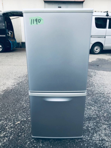 1190番 Panasonic✨ノンフロン冷凍冷蔵庫✨NR-B144W-S‼️