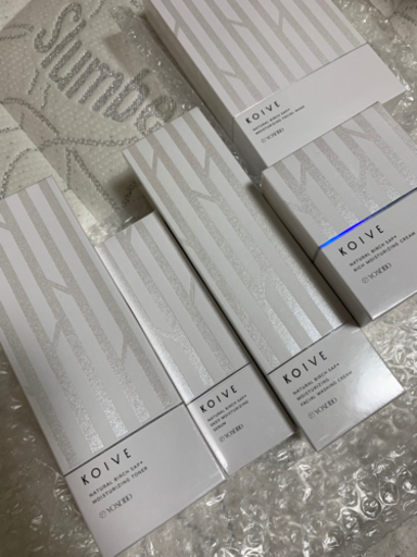 25300円　フルセット　コイヴ　白樺樹液のスキンケア　スキンケア　洗顔料　クリーム　美容液　化粧水　パック