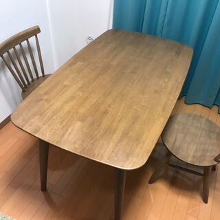 引き取り限定価格‼️ 美品✨ ニトリ ダイニング テーブル チェア 3点