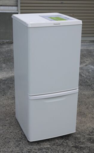 美品 20年製 パナソニック 冷蔵庫 NR-B14CW-W 2ドア 138L マットバニラホワイト 上質なデザイン 大きめ冷凍室