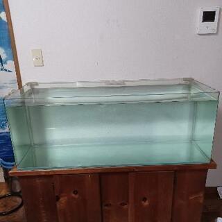 宮城仙台！1200×450×450曲げガラス水槽