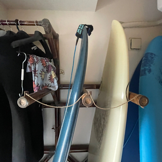 バンブー サーフボードラック サーフィン 竹 スノーボードラック