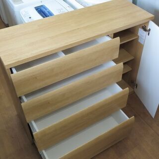 ♪ニトリ チェスト/整理タンス WISH3/ウィッシュ3 120-4LC 札幌♪