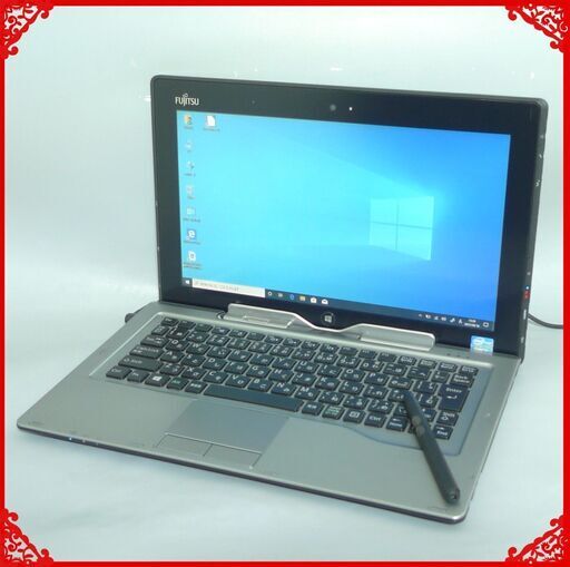 超高速SSD タブレット ノートパソコン Windows10 中古良品 11.6型 富士通 Q702/G 第3世代 Core i5 4GB 無線 Bluetooth カメラ Office
