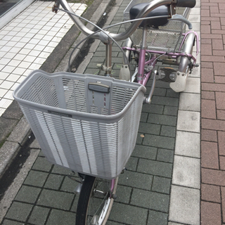 三輪自転車 ブリヂストン ワゴン ピンク［中古］