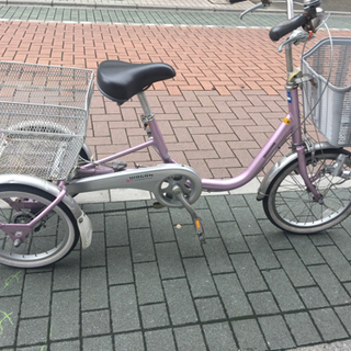 三輪自転車 ブリヂストン ワゴン ピンク［中古］