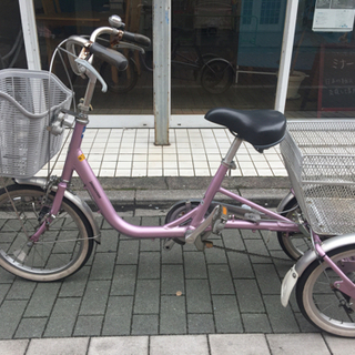 三輪自転車 ブリヂストン ワゴン ピンク［中古］