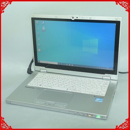 日本製 Windows10 ノートパソコン 高速SSD タッチ可 中古良品 11型 Panasonic 松下 CF-AX2AFCCS 第3世代 Core i5 4GB 無線LAN Office