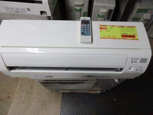 K02484　三菱　中古エアコン　主に6畳用　冷2.2kw ／ 暖2.5kw