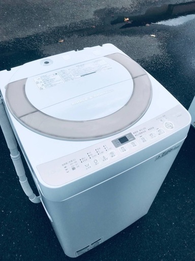 ♦️EJ1168番SHARP全自動電気洗濯機 【2017年製】