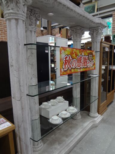 飾り棚　古代風建築　モノ市場東海店