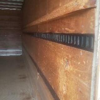 匝瑳市八日市場】No.B-21 (ワイド幅・高さあり) アルミコンテナ 長さ約