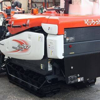 【SOLD OUT】クボタ コンバイン ラクリード 2条刈 ER217 現行機種 16.5馬力 実働24時間 全面楽刈 グレンタンク 折畳アンローダ【簡易清掃済】