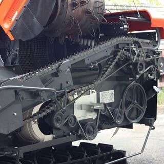 【SOLD OUT】クボタ コンバイン ラクリード 2条刈 ER217 現行機種 16.5馬力 実働24時間 全面楽刈 グレンタンク 折畳アンローダ【簡易清掃済】