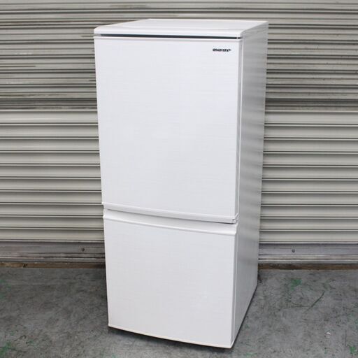 T726) SHARP 2ドア 137L 2019年製 SJ-D14ES ノンフロン冷凍冷蔵庫 つけかえどっちもドア 冷蔵庫 シャープ 家電 キッチン