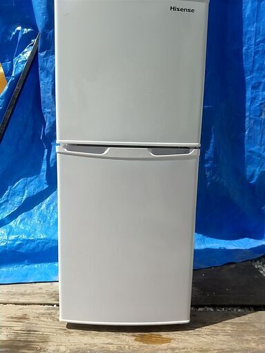 J　ハイセンス 2ドア 冷凍 冷蔵庫 容量106L 冷凍室42L 冷蔵室64L HR-B106JW　2016年