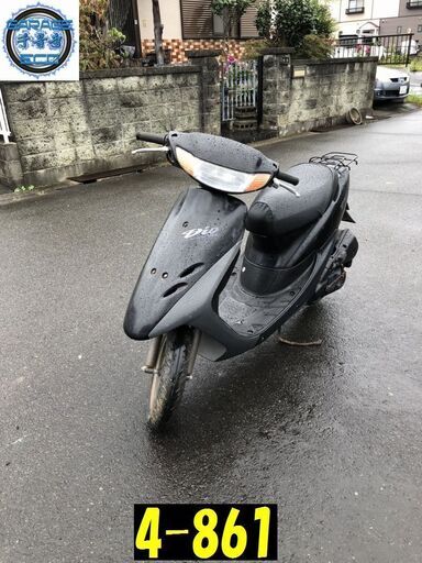 お取引頂ました。愛知県公安委員会許可業者(オートバイ商)☆GARAGE-ECO千音寺☆ライブディオAF34黒　4-861名古屋市中川区より!!