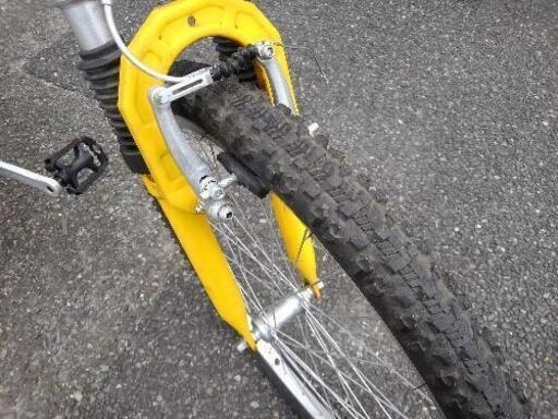 中古自転車１６７８　マウンテンバイク　折り畳み　２６インチ　３×６段ギヤ　Wサスペンション　ワイヤー錠　ライトは付属していません
