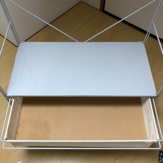 無印良品　スチールユニットシェルフ　ワードローブセット