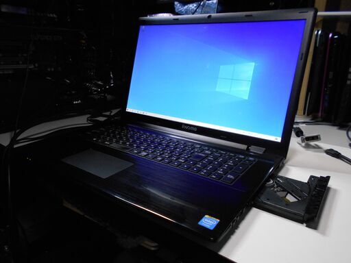 ノートパソコン 17.3インチ Windows10 SSD120GB メモリ8GB Office2016付