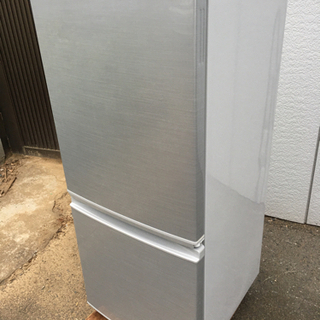 ■2018年製 シャープ 2ドア冷凍冷蔵庫 SJ-D14C-S■...