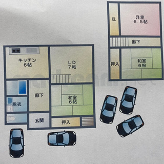 初期費用無料一戸建て賃貸　3LDK駐車場5台　ペット相談　安芸区矢野東の画像