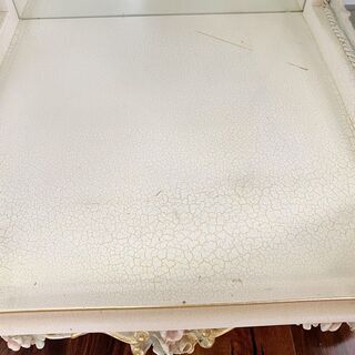 12*2 キャビネット 飾り棚 高級家具 ロココ調 アンティーク ヨーロピアン家具 姫家具 難あり