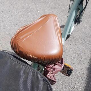 売約済み【ほぼ未使用/前後カゴ付き】大人用電動三輪車/ブリジストン純正カゴカバー・サドルシート