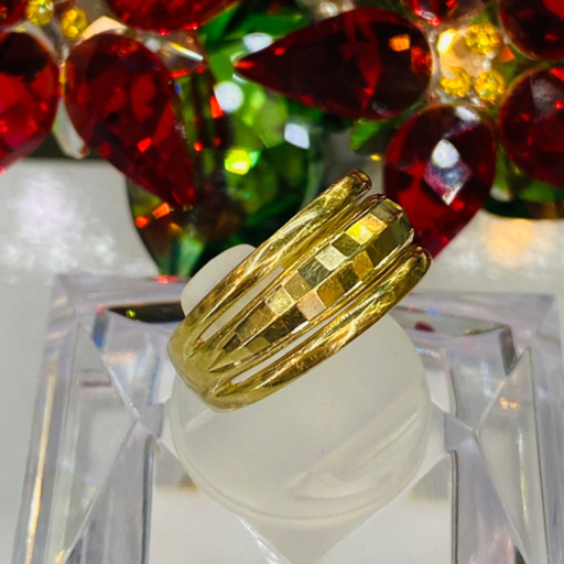 品】K18 デザインリング 14号 4.8g［169］ | parabarberos.co