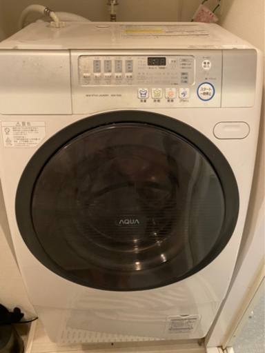 洗濯機　ドラム　アクア