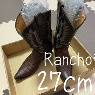 【中古】Rancho ウエスタンブーツ メンズブーツ 9.0EE...