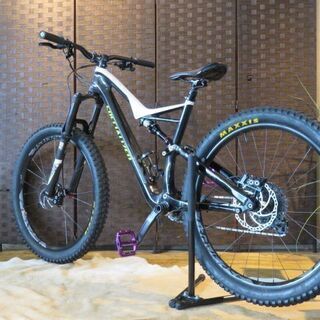 ■SPECIALIZED STUMPJUMPER FSR EXPART CARBON 6FATTIE 2017 スペシャライズド スタンプジャンパー L MTB マウンテンバイク 自転車 札幌発
