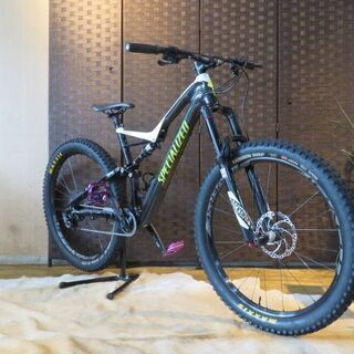 ■SPECIALIZED STUMPJUMPER FSR EXPART CARBON 6FATTIE 2017 スペシャライズド スタンプジャンパー L MTB マウンテンバイク 自転車 札幌発
