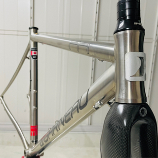 売約済み GARNEAU RTI 2014 チタン フレームセット 490サイズ ガノー チタニウム フルカーボンフォーク ルイガノ