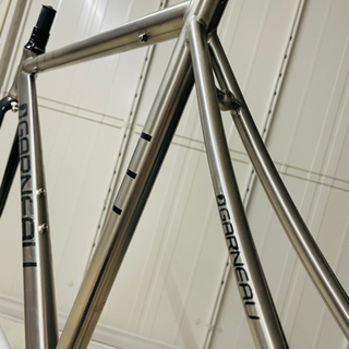 売約済み GARNEAU RTI 2014 チタン フレームセット 490サイズ ガノー チタニウム フルカーボンフォーク ルイガノ