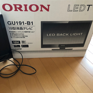 オリオン液晶テレビ　GU191-b1（ジャンク品）