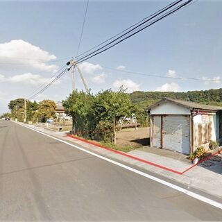 肝属郡錦江町神川【契約済】倉庫付平坦宅地約83坪160万円