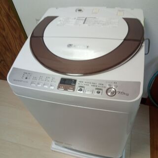 洗濯機　SHARP　ES-A70E9　取説付　未使用風呂水ポンプ...