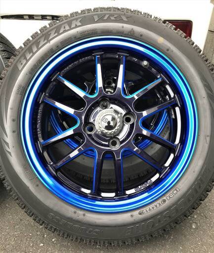 t07071015 バリ山 スタッドレス\u0026ホイール 185/55R15 レイズ グラムライツ ブリザック VRX