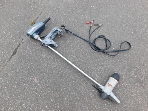 動作品 YAMAHA ヤマハ 12V マリンモーター M-15L 船外機 エレキモーター ハンドエレキ