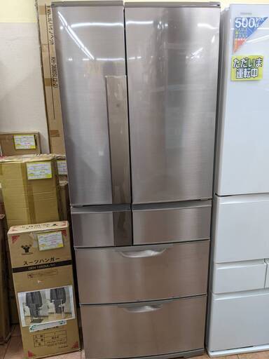 MITSUBISHI 三菱　600L 冷蔵庫 MR-JX60W-N 2013年 ６ケ月保証 切れちゃう瞬冷凍