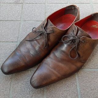 ORIHICA ブラウン 革靴
