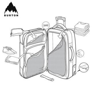 新品未開封】Burton キャリーバッグ キャリーケール ウィーリー カーゴ