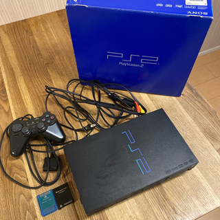 【ネット決済】PS2本体(SCPH-30000)、メモリーカード付き