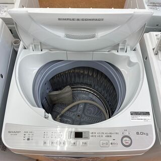 I-07◇ES-GE6B◇ 洗濯機 6kg 2018年シャープ製
