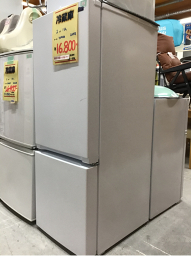●販売終了●冷蔵庫　2ドア　YAMADA　156L 2019年製　中古品
